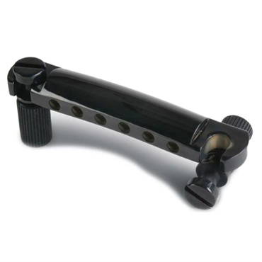 Gibson Stop Bar Tailpiece (Black Chrome) [PTTP-050]