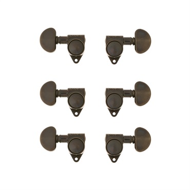 Gibson PMMH-030 MACHINE HEADS BLACK GROVER (HALFMOON)