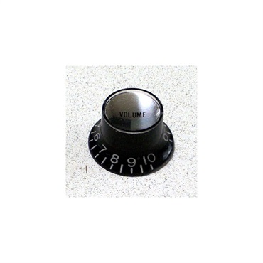 Montreux 【夏のボーナスセール】 Selected Parts / Metric Reflector Knob Volume BK (Silver Top) [8853]