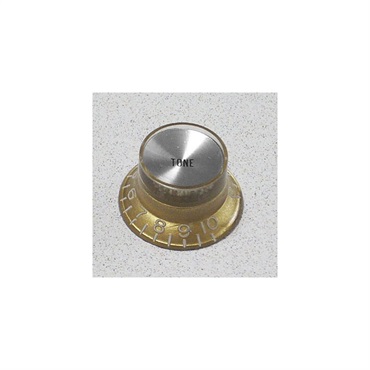 Montreux 【夏先取り大特価セール】Selected Parts / Metric Reflector Knob Tone Gold (Silver Top) [8858]