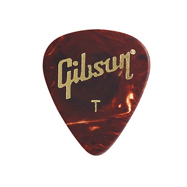 【夏のボーナスセール】 Gibson Gross Tortoise Standard Style Pick ×12枚セット (ティアドロップ型/シン)