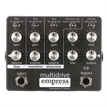 Multidrive（エンプレスエフェクツ）オーバードライブ/ディストーション/ファズ