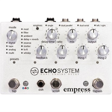 Echosystem（エンプレスエフェクツ）ディレイ