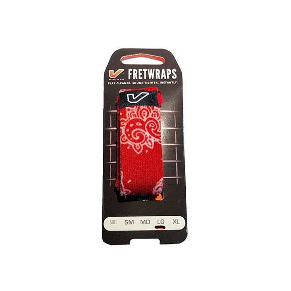 FretWraps FW1-BNR-LG （バンダナ/レッド/Large）の商品画像