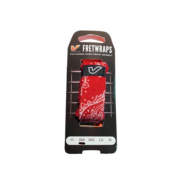 FretWraps FW1-BNR-SM （バンダナ/レッド/Small）の商品画像