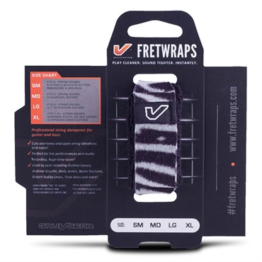FretWraps FW-1PK-ZEB-XL (Zebra/Extra Large)