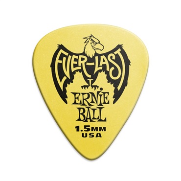 Everlast Guitar Picks ×12枚入り [#9195] Yellow 1.50mm