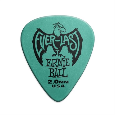 Everlast Guitar Picks ×12枚入り [#9196] Teal 2.00mm