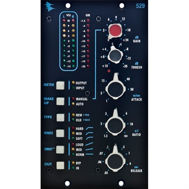 529（500シリーズモジュール対応 ステレオコンプレッサー)(API500シリーズ)【国内正規品】【取り寄せ商品】