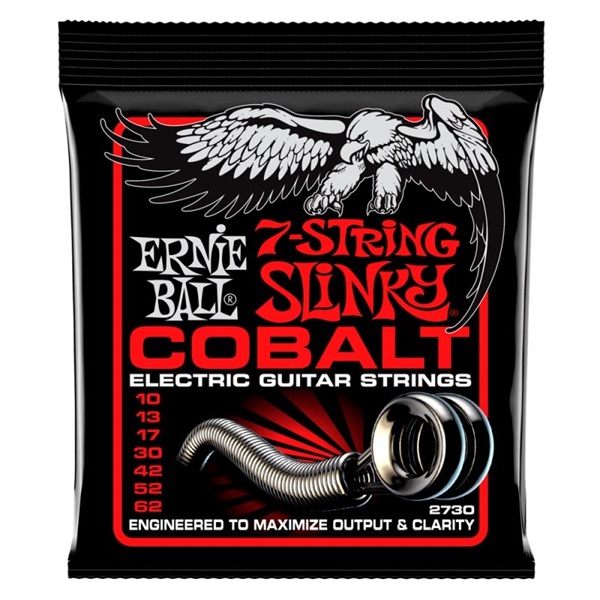Skinny Top Heavy Bottom Slinky 7-String Cobalt Electric Guitar Strings 10-62 #2730の商品画像