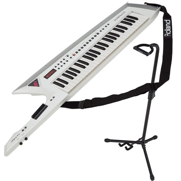 AX-EDGE-W【ホワイト】+専用スタンドST-AX2セット  Keytar ローランド キーター ショルダーキーボード ショルキー ステージの商品画像