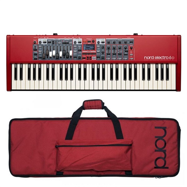 Nord Electro 6D 61+専用ソフトケースセット ノードエレクトロ 61鍵 セミウェイト・ウォーターフォール鍵盤の商品画像