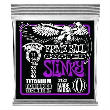 Power Slinky Titanium RPS Coated  Electric Guitar Strings #3120