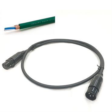 2549 XLR 緑/3.0m【assy by oyaide・XLR(F)-XLR(M)】【受注生産品 納期1ヵ月程】