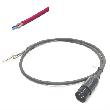 2534 TXM 赤/1.5m【assy by oyaide・TRS-XLR(M)】【受注生産品 納期1ヵ月程】