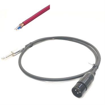 2549 TXM 赤/3.0m【assy by oyaide・TRS-XLR(M)】【受注生産品 納期1ヵ月程】