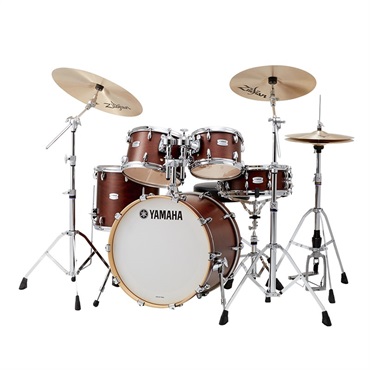 YAMAHA TMP0F4SAZM [Tour Custom/20バスドラムスタンダードセット + A Zildjian Medium シンバルセット] 【カラー：チョコレートサテン:CHS】