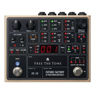 Free The Tone FUTURE FACTORY FF-1Y [RF PHASE MODULATION DELAY]（フリーザトーン）ディレイ