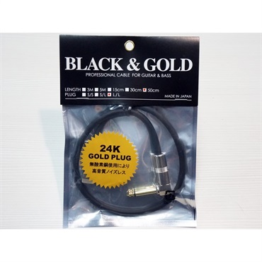BLACK&GOLD BLACK&GOLD Cable 50ｃｍ L/L