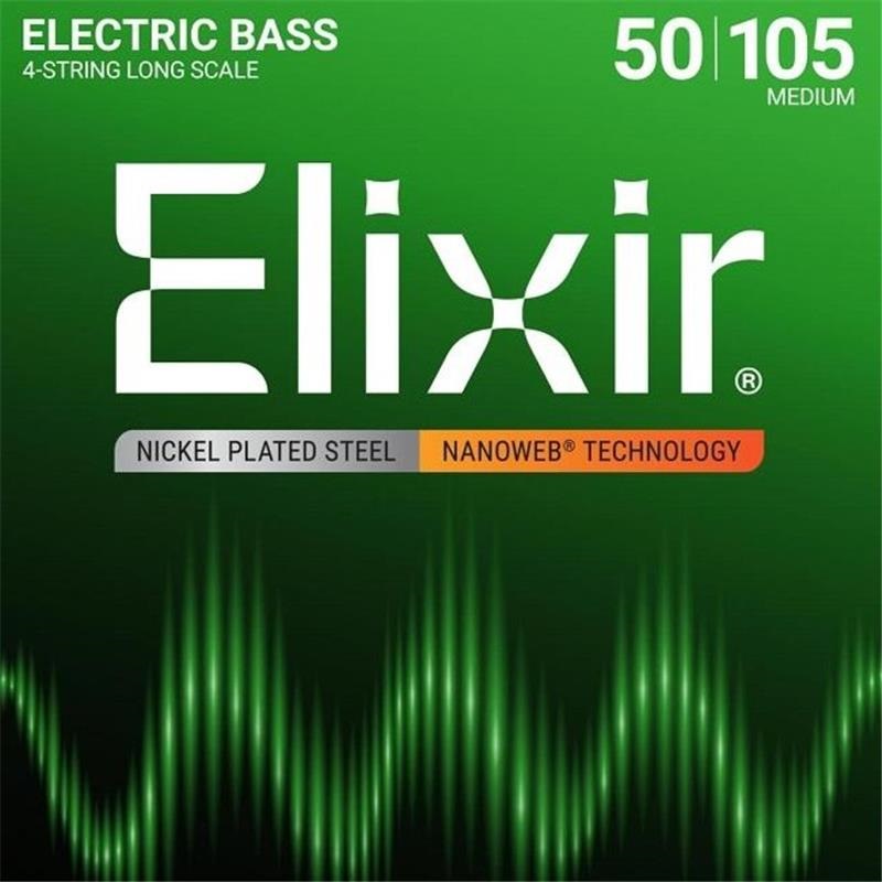 Nickel Plated Steel Bass Strings with ultra-thin NANOWEB Coating (Heavy/Long 050-105) #14102の商品画像