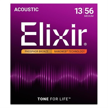 Acoustic Phosphor Bronze with NANOWEB Coating #16102 (Medium/13-56)