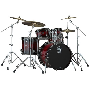 LIVE CUSTOM HYBRID OAK 4pc Drum Set [LHB2216UMS + LHP6F3UMS (BD22， FT16， TT12＆10) / UZU マグマサンバースト]