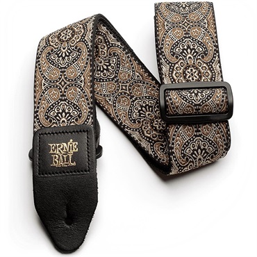 Gold & Black Paisley Jacquard Strap [#P04163]