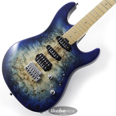 ESP SNAPPER-CTM Poplar Burl (Nebula Blue Burst/Hard Maple) 【即納可能】