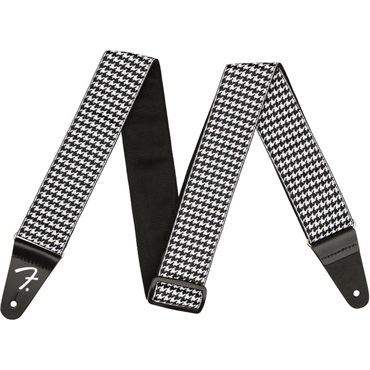 HOUNDSTOOTH JACQUARD STRAP WHITE (#0990709005)