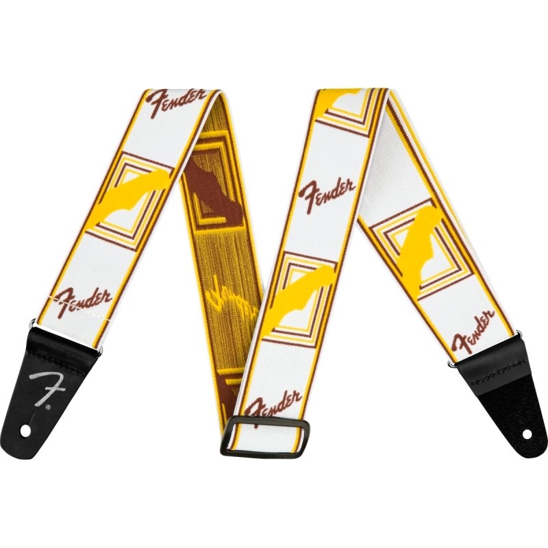 【夏先取り大特価セール】WEIGHLESS MONOGRAM STRAP (White/Brown/Yellow) (#0990686005)の商品画像