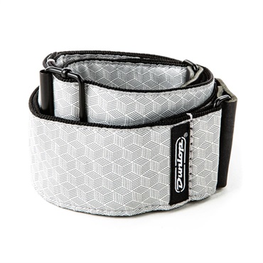 JACQUARD CUBE HATCH LIGHT GREY STRAP (D67-12)