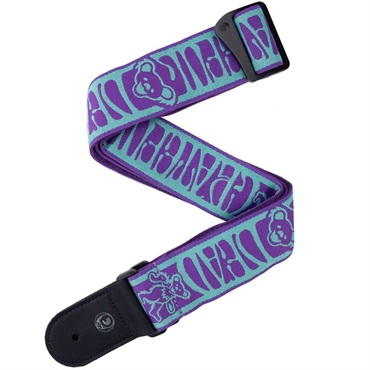 Grateful Dead Woven Strap Dancing Bears (Teal/Purple)[50GD03]