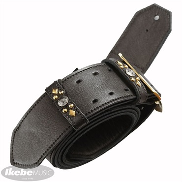 50mm Width Soft Leather Guitar Strap/Standard [MPGS-50WSLS]　(金具/ゴールド)