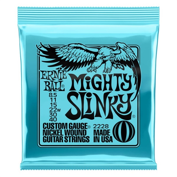 Mighty Slinky Nickel Wound Electric Guitar Strings 8.5-40 #2228の商品画像
