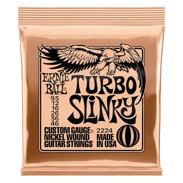 Turbo Slinky Nickel Wound Electric Guitar Strings 9.5-46 #2224の商品画像