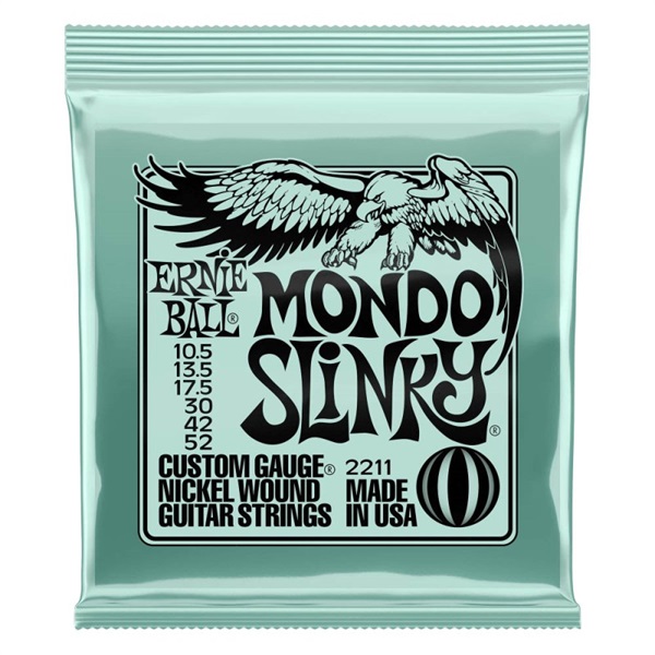 Mondo Slinky Nickel Wound Electric Guitar Strings 10.5-52 #2211の商品画像