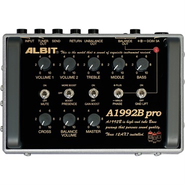 ALBIT A1992B pro Hand-made Tube preamp / D.I. 【値上げ前旧価格品】
