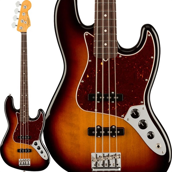 American Professional II Jazz Bass (3-Color Sunburst/Rosewood)【値上げ前旧価格品】【生産完了品】 【The Spring Summer 2026 Campaign】の商品画像