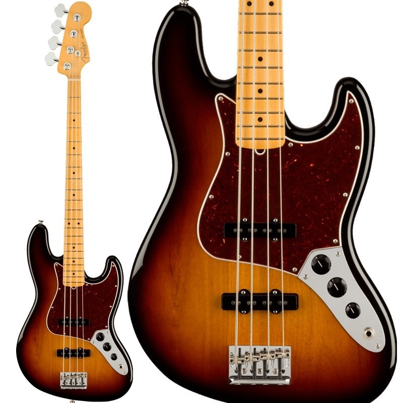American Professional II Jazz Bass (3-Color Sunburst/Maple)【生産完了品】 【The Spring Summer 2026 Campaign】の商品画像