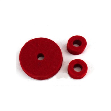 AWFRHH [Wool HiHat Cymbal Felts - Red]