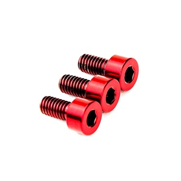 Titanium Nut Clamping Screw Set (3) - RED