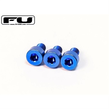 Titanium Nut Clamping Screw Set (3) - BLUE