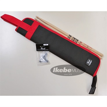 PSC-STBCN カラー：レッド（R） + K-080 [Tuning Key] + VIC FIRTH VIC-5A [Drum Stick]