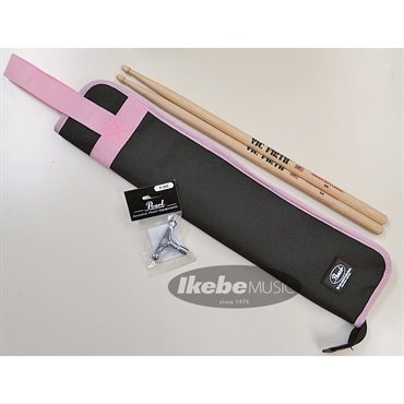 PSC-STBCN カラー：ピンク(PI） + K-080 [Tuning Key] + VIC FIRTH VIC-5A [Drum Stick]