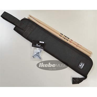 Pearl PSC-STBCN カラー：ブラック（B） + K-080 [Tuning Key] + VIC FIRTH VIC-5A [Drum Stick]