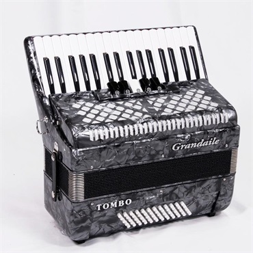 TOMBO (アコーディオン専門店・出荷前検品発送)TOMBO トンボ GT-60B CGP コスモグレーパール アコーディオン 入門向け ピアノ式 34鍵盤 中型 60ベース