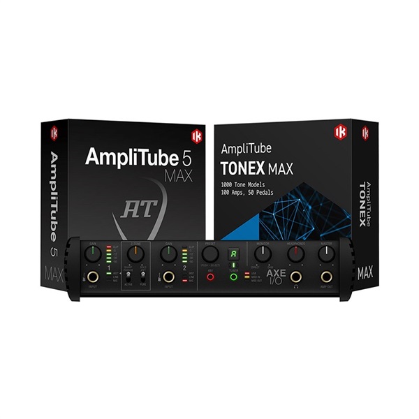 AXE I/O + AmpliTube 5 MAX + TONEX MAX バンドル(アイケーマルチメディア)の商品画像