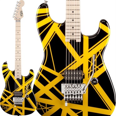 EVH Striped Series Black with Yellow Stripes