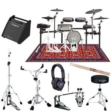 Roland TD-50K2 TAMAハードウェア ＋ モニタースピーカーセット [V-Drums Kit ＋ V-Kick ＋ Drum Stand]