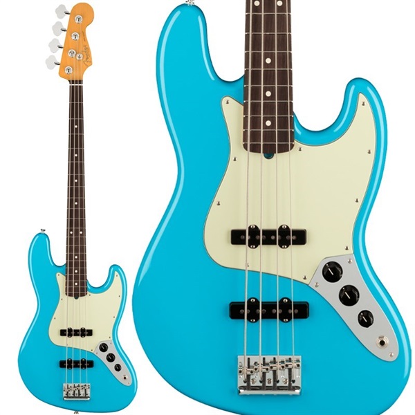 American Professional II Jazz Bass (Miami Blue/Rosewood)【生産完了品】【The Spring Summer 2026 Campaign】の商品画像